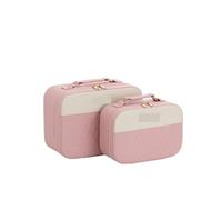 Borsa For Cosmetici In Una Custodia For Cosmetici Portatile Di Grande Capacità For Prodotti For La Cura Della Pelle (Color : Pink, Size : 2 Pieces Mixed)