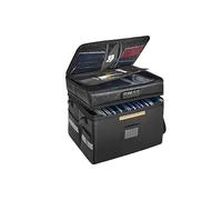 Borsa for documenti ignifuga con serratura Scatola for documenti ignifuga e impermeabile a 3 strati da 2000 ℉ con cerniera for documenti di denaro e gioielli(Suitcase type)