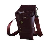 Borsa for forbici da barbiere, for capelli, pettine, accessori indispensabili Per conservare gli strumenti per parrucchieri(Red)