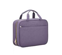 Borsa for il trucco da viaggio di grande capacità, organizer portatile appendere, compatibile con cosmetici(B)