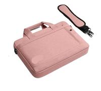 Borsa for laptop, custodia a tracolla, borsa a mano for M1 M2 14 15 .6 17 pollici Macbook Air Pro 13.3 Huawei Asus Dell Notebook Valigette Per Il Pendolarismo e I Viaggi d'affari(MODEL 1-PINK,14inch)