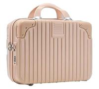 Borsa for Laptop, Valigia Combinata , Custodia Piccola con Chiusura a Chiave, Bagaglio a Mano di Grande capacità, for Documenti d'imbarco da Viaggio (Color : Pink, Size 14in)(Pink,34*18*26cm)