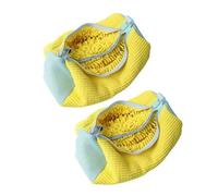 Borsa for lavatrice for scarpe, confezione da 2 sacchetti riutilizzabili for la pulizia delle scarpe, pulizia profonda a 360° for scarpe da tennis, scarpe da ginnastica(Yellow)