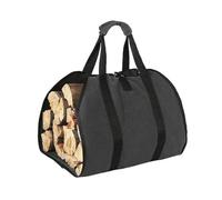 Borsa for legna da ardere for impermeabile e resistente ai graffi for campeggio esterna Per Stufe(Black)