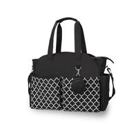 Borsa for mamma a tracolla portatile Borsa for ciuccio geometrica stampata Borsa da viaggio for mamma impermeabile all'aperto Borsa for pannolini con separazione bagnata e asciutta Organizzatore di bo