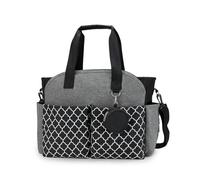 Borsa for mamma a tracolla portatile Borsa for ciuccio geometrica stampata Borsa da viaggio for mamma impermeabile all'aperto Borsa for pannolini con separazione bagnata e asciutta Organizzatore di bo