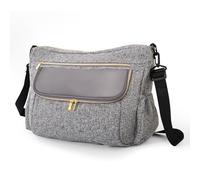 Borsa for pannolini Borsa da viaggio for mamma di grande capacità Borsa for maternità universale for passeggino for bambini Per La Raccolta Di Salviette, Pannoli(Gray)