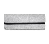 Borsa for tastiera portatile da 60/87/104 tasti for in feltro Custodia for meccanica for immagazzinaggio for periferiche Per Keyboard(31x17x4cm,Light Grey)