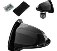 Borsa for telecamera di sicurezza for esterni, protezione dal sole e dalla pioggia - Custodia for telecamera di sicurezza for esterni - Protezione solare for telecamere(Schwarz-2 Pcs)