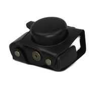Borsa Fotografica Custodia per Olympus E-M10 Mark II Similpelle Nera CC1377a