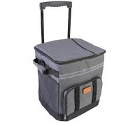 Borsa Frigo con Ruote E Maniglia, 35L Grande Capacità Borsa Frigo Morbida Isolata per Picnic, Pesca, Campeggio, Spiaggia, Shopping, All'Aperto, Ghiacciaia Pieghevole 60 Lattine