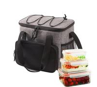 Borsa Frigo da Viaggio Riutilizzabile Portatile Termica Lunch Box Ice Tote | Borse Tote Frigo in Tela Oxford Impermeabili Isolate per Campeggio Spiaggia Picnic Golf Esterno Auto Camion Piscina Git