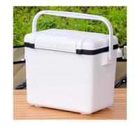 Borsa frigo for ghiaccio bianca, contenitore for il pranzo rigido da 11/17/23 litri, contenitore termico personale con ritenzione del ghiaccio di 72 ore for campeggio, spiaggia e viaggi.(23Quart)