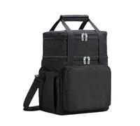 Borsa Frigo per Pranzo - Tote Frigo Capiente | Sacco per Il Pranzo | Portatile Espandibile Isolata Impermeabile Doppio Scomparto con Spalla per Lavoro Viaggi Pranzo Escursioni All'aperto