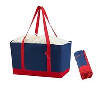 Borsa frigo, pieghevole, grande, borsa frigo, borsa per il pranzo, cesti per la spesa, impermeabile, resistente allo sporco, per famiglia, auto, campeggio, picnic, barbecue, viaggi, shopping