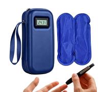 Borsa frigo portatile,Organizer Impermeabile con Display Temperatura | Contenitore isotermico con 2 pacchetti di ghiaccio | Per Viaggi, Campeggio, Spiaggia, Picnic, Auto, Gite Fuori Porta, Outdoor