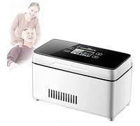 Borsa frigo portatile per insulina, frigorifero portatile per insulina, borsa frigo elettrica intelligente, con cavo di ricarica USB per auto, per borsa frigo da viaggio, aereo, auto, famigl