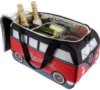 Borsa frigo Vw Collection in formato T1 Bulli 25 litri rossa / nera