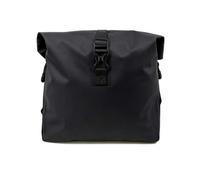 Borsa Frontale con Chiusura Centrale in PVC Impermeabile con Cinghie Robusti Adatta per Conservare Oggetti Personali Durante il Tragitto, Nero, 33 35 34cm