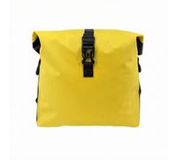 Borsa Frontale con Chiusura Centrale in PVC Impermeabile con Cinghie Robusti Adatta per Conservare Oggetti Personali Durante il Tragitto, Giallo, 33 35 34cm