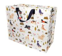 Borsa gigante XXL Dog Park con chiusura lampo, motivo cani, ca. 58 × 28 × 48 cm
