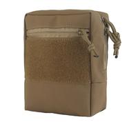 Borsa GP Piccola MOLLE Multiuso con Fodera in Passante, Tasca Amministrativa per Attrezzatura Tattica, Cintura, Fascia per Cintura, Borsa Portaoggetti Espansa(Brown)
