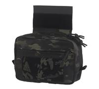 Borsa GP piccola MOLLE multiuso con fodera in passante, tasca amministrativa per attrezzatura tattica, cintura, fascia per cintura, borsa portaoggetti espansa(BCP)
