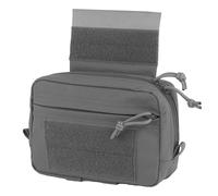 Borsa GP piccola MOLLE multiuso con fodera in passante, tasca amministrativa per attrezzatura tattica, cintura, fascia per cintura, borsa portaoggetti espansa(Gray)