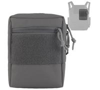 Borsa GP Piccola MOLLE Multiuso con Fodera in Passante, Tasca Amministrativa per Attrezzatura Tattica, Cintura, Fascia per Cintura, Borsa Portaoggetti Espansa(Gray)