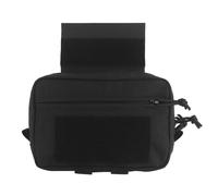 Borsa GP Piccola MOLLE Multiuso con Fodera in Passante, Tasca Amministrativa per Attrezzatura Tattica, Cintura, Fascia per Cintura, Borsa Portaoggetti Espansa(Black)