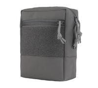 Borsa GP Piccola MOLLE Multiuso con Fodera in Passante, Tasca Amministrativa per Attrezzatura Tattica, Cintura, Fascia per Cintura, Borsa Portaoggetti Espansa(Gray)