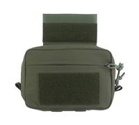 Borsa GP Piccola MOLLE Multiuso con Fodera in Passante, Tasca Amministrativa per Attrezzatura Tattica, Cintura, Fascia per Cintura, Borsa Portaoggetti Espansa(Green)