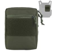 Borsa GP Piccola MOLLE Multiuso con Fodera in Passante, Tasca Amministrativa per Attrezzatura Tattica, Cintura, Fascia per Cintura, Borsa Portaoggetti Espansa(Green)