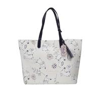 Borsa grande da donna con stampa Pokémon bianca, 50,8 cm