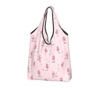 Borsa grande da donna - Leggero e carino barboncino regina barboncino borsa per la spesa riutilizzabile borse per la spesa in tessuto, borse per la spesa per il lavoro, la spiaggia, viaggi con manici