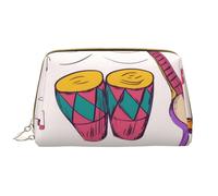 Borsa grande per trucco, Borsa per cosmetici in pelle Borsa da viaggio per articoli da toeletta Borsa per trucco, Dischi musicali La musica blues è il tema della mia vita
