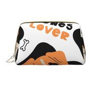 Borsa grande per trucco, Borsa per cosmetici in pelle Borsa da viaggio per articoli da toeletta Borsa per trucco, Reticolo Senza Giunte Con Il Boxer