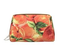 Borsa grande per trucco, Borsa per cosmetici in pelle Borsa da viaggio per articoli da toeletta Borsa per trucco, Pesca deliziosa