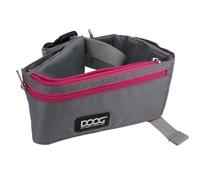 Borsa grigia per cani che camminano corsa walkie cintura borsa per trattament...