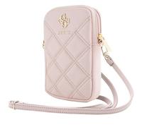 Borsa Guess Zip Quilted 4G rosa