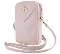 Borsa Guess Zip Triangle 4G rosa