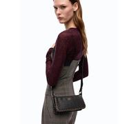 Borsa Half Moon Horizontal Mini Studs in pelle Pinko