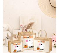 Borsa Halloween personalizzata, borsa caramelle dolcetto o scherzetto per...