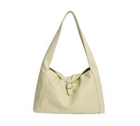 Borsa hobo da donna con tracolla in morbida pelle PU, portafogli Y2K, pochette con cinturino regolabile, fibbia in metallo per appuntamenti, pendolari, viaggi, giallo., Mittelgroße