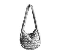 Borsa hobo in pelle con design increspato a cartella plissettata nuvola minimalista borsa alla moda pochette per ragazza nuvola pieghettata design minimalista increspato borsa borsa alla moda per