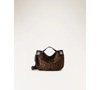 Borsa Hobo Medium London in tessuto tecno stampa Op e animalier Borbonese