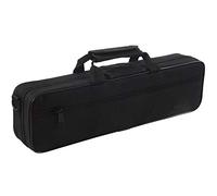 Borsa imbottita in nylon per flauto, 39 x 7 x 11 cm, colore nero