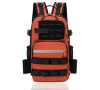 Borsa Impermeabile da Esterno a Doppio Uso per Pesca e Trekking, Borsa Multifunzionale Unisex per Attività Casuali e all'Aperto(Orange)