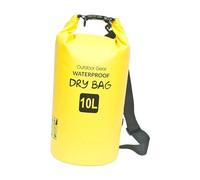 Borsa impermeabile impermeabile, Borsa impermeabile, Sacca arrotolabile Borsa galleggiante per kayak da 10 litri Sacca impermeabile per pesca Zaino in, giallo