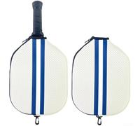 Borsa impermeabile in neoprene per racchette da pickleball, adatta per racchette da tennis e badminton standard, cerniere e gancio integrato (01)
